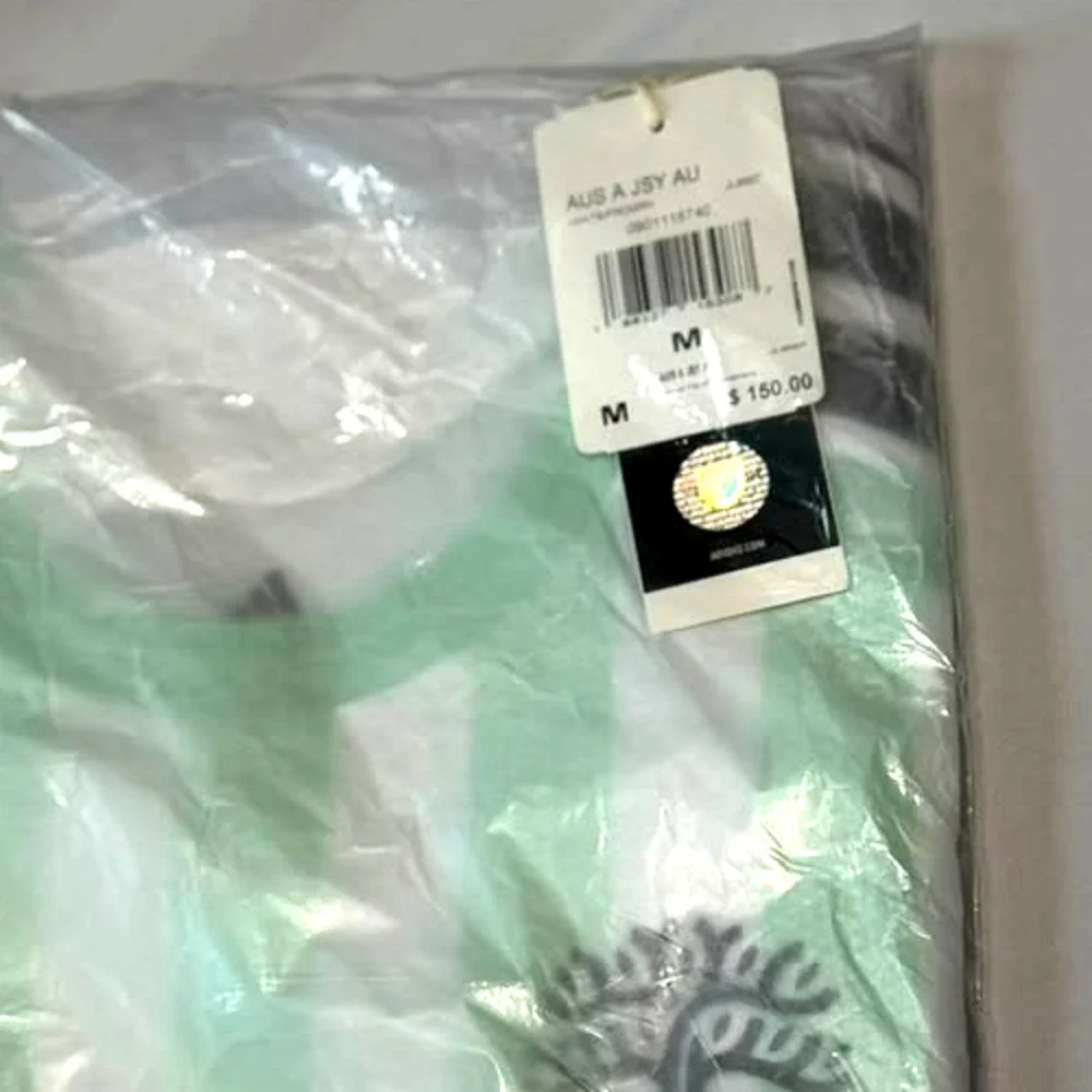 New Adidas Austin FC Soccer Jersey Men’s Size Medium White/Light Green With Tags